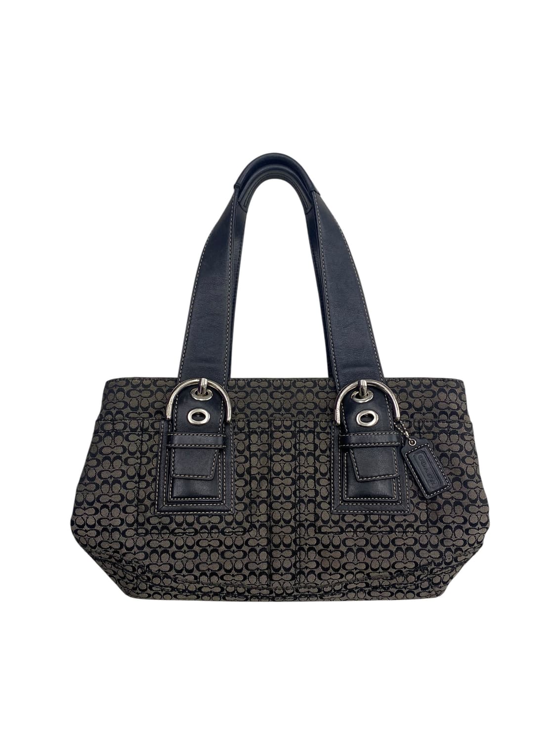 코치 y2k 블랙 숄더백 상품이미지1