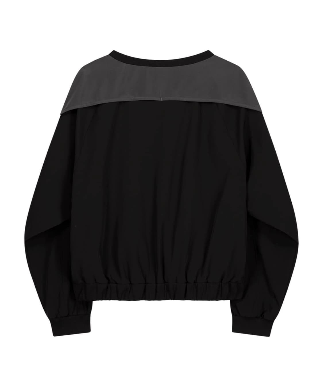 오호스 매쉬 나일론 스웻셔츠 블랙 사이즈1 상품이미지2