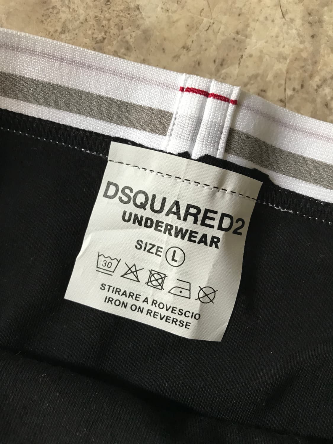 DSQUARED2 디스퀘어드 남자 속옷 언더웨어 블랙 L  상품이미지4