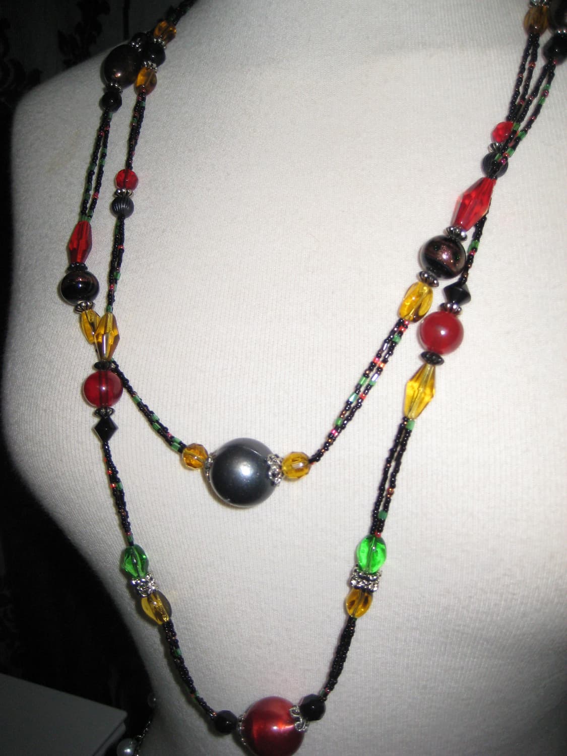 y2k 빈티지무드 투레이어드 목걸이  상품이미지5