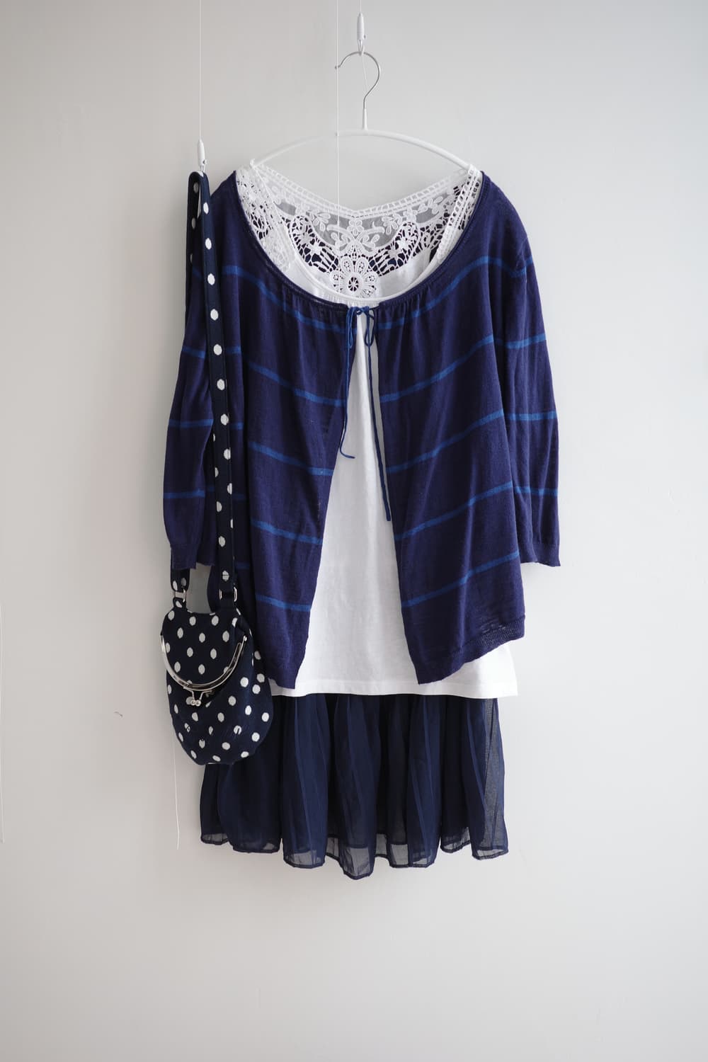 Midnight chiffon pleated layered skirt 상품이미지8