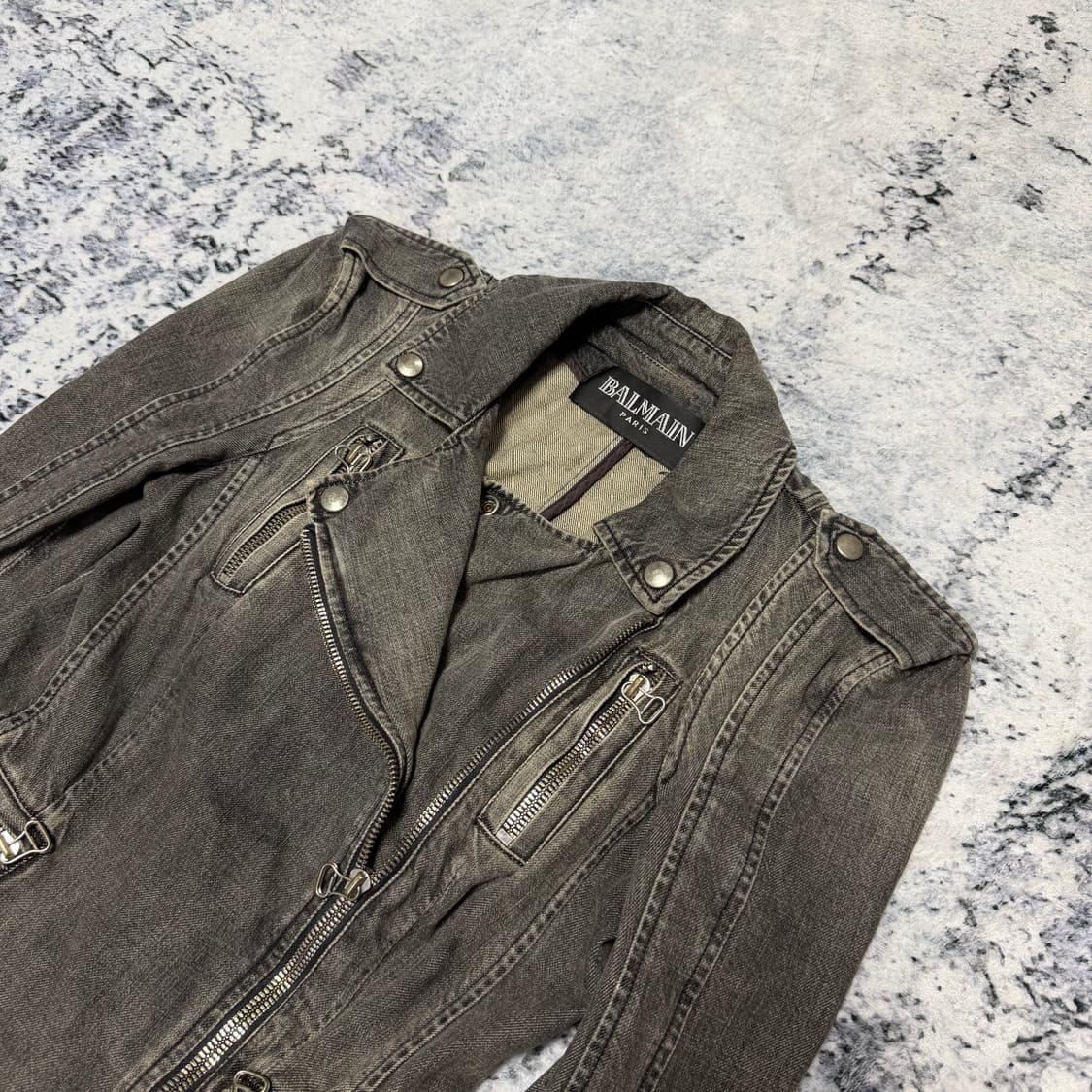 발망 데카르넹 10ss 패디드 라이더자켓 34 상품이미지4