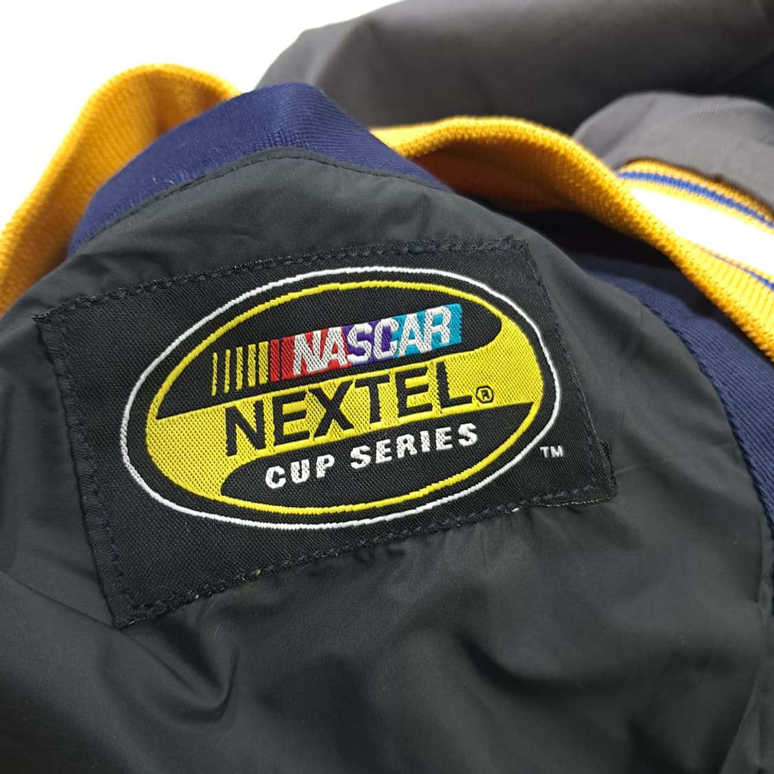 CN663 XL 아메리칸 빈티지 스펀지밥 자수 레이싱 자켓 상품이미지5