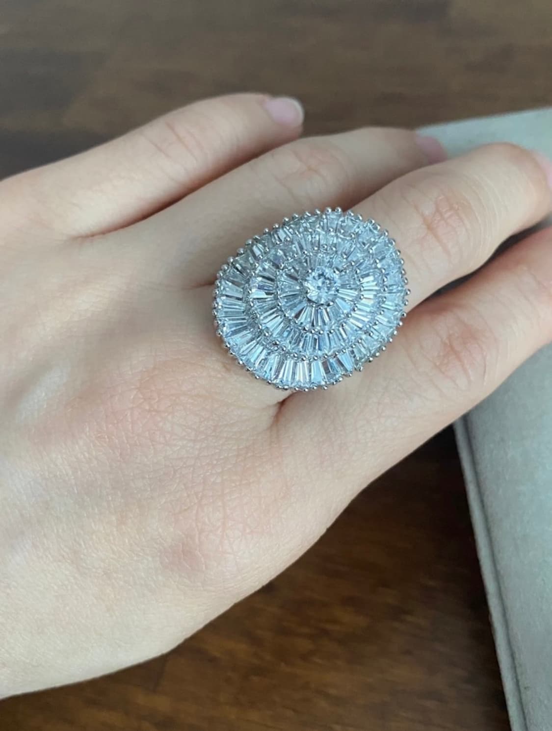 큐빅 반지 귀걸이 목걸이 세트 상품이미지5