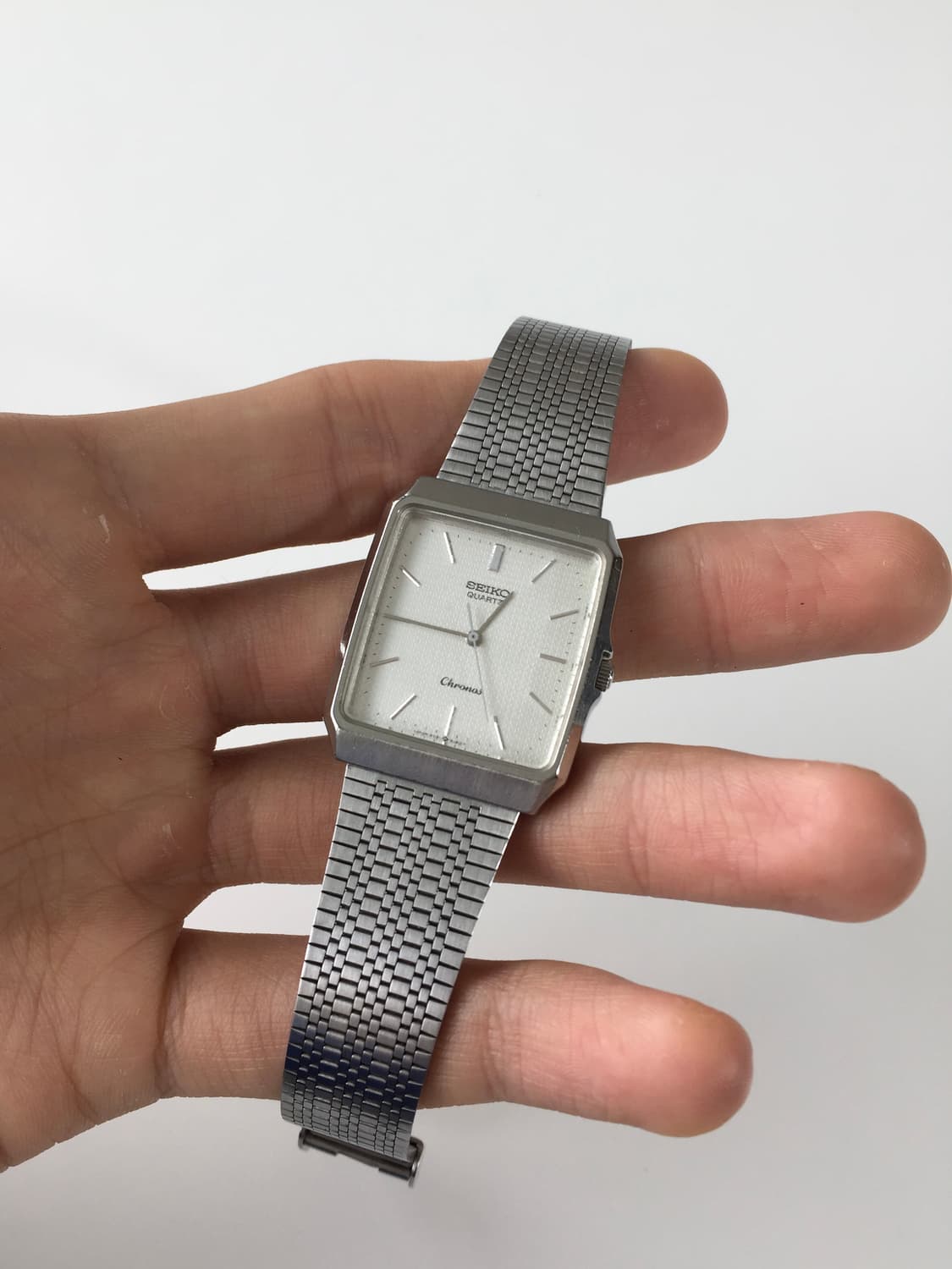 80s seiko chronos slim square quartz 상품이미지2