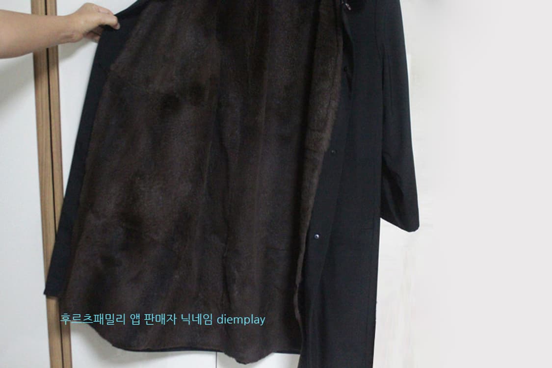 밍크코트 55사이즈 모피코트 코트55 롱코트55 롱바바리55 퍼코트 자켓 상품이미지3