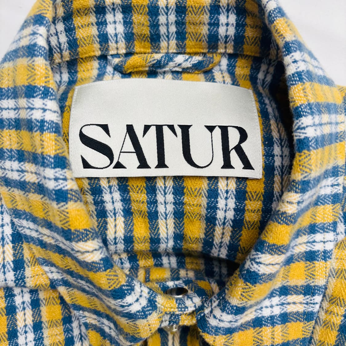 세터 더블 포켓 체크 플란넬 셔츠 M 상품이미지7