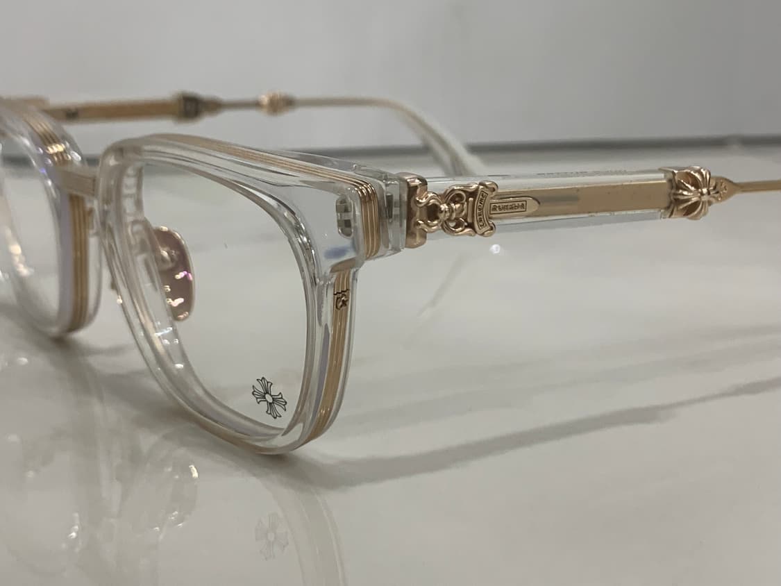 크롬하츠 덕버터 크리스탈 골드 [CRYS/GP] 안경 클리어 상품이미지1