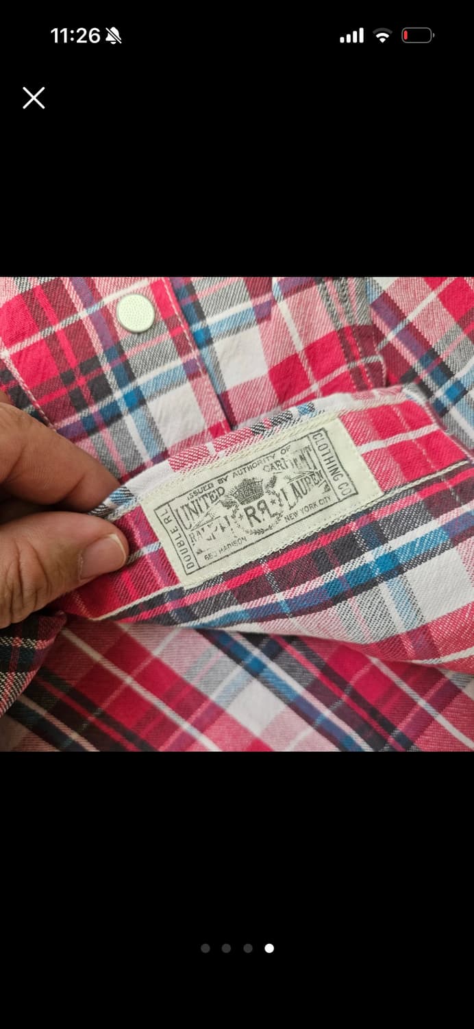 RRL 웨스턴셔츠 m 상품이미지4