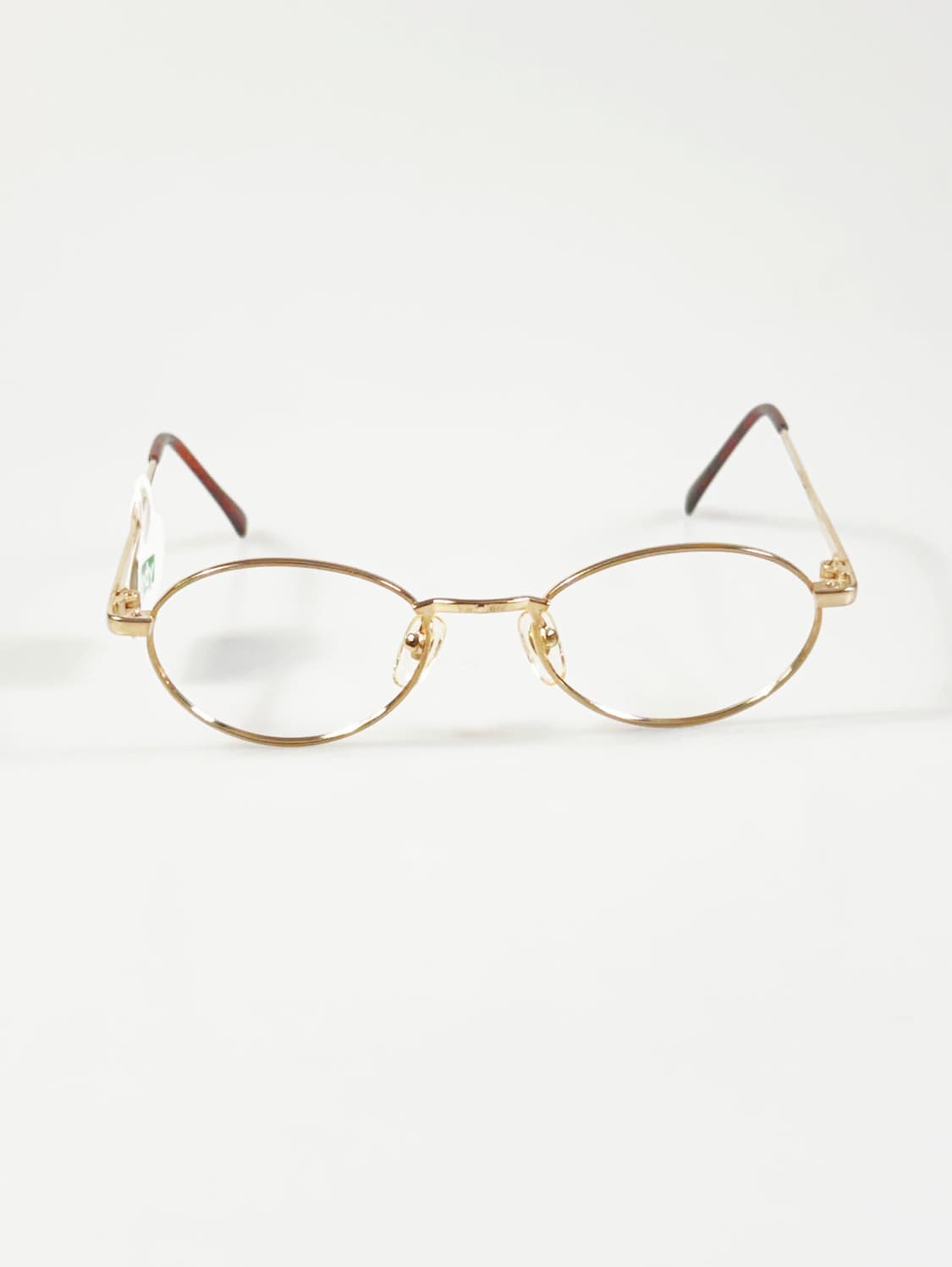 90s DANDY 골드 슬림 오벌 메탈 프레임 빈티지 안경 상품이미지2