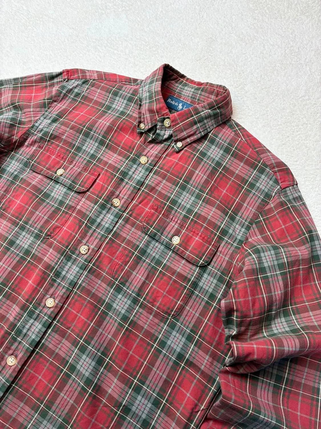 폴로 랄프로렌 90's 엘보패치 체크 셔츠 PN5816    상품이미지2