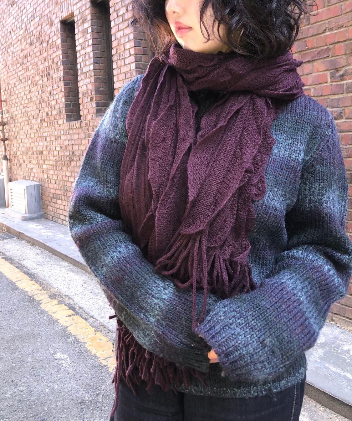 Plum muffler 상품이미지3