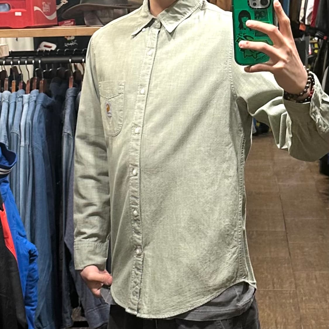 [HI] 칼하트 셔츠 카키 상품이미지3