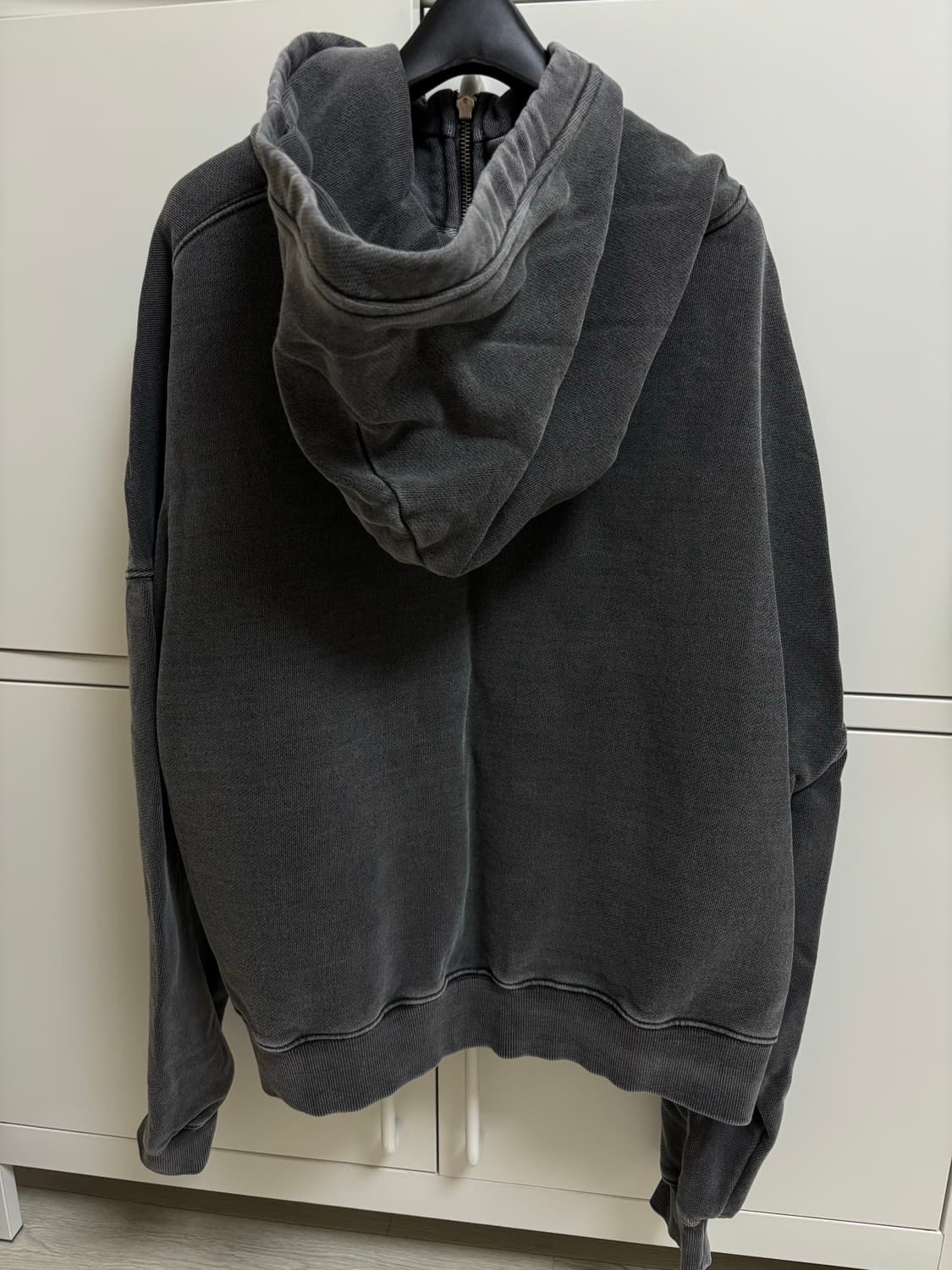 글로니 G CLASSIC WASHED 후드집업 (CHARCOAL) 상품이미지3