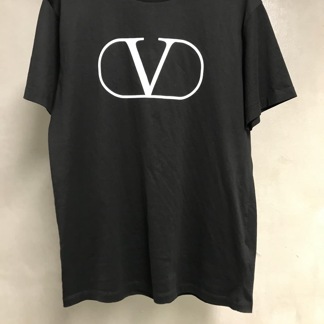 발렌티노 블랙 반팔 티셔츠 XL 상품이미지3