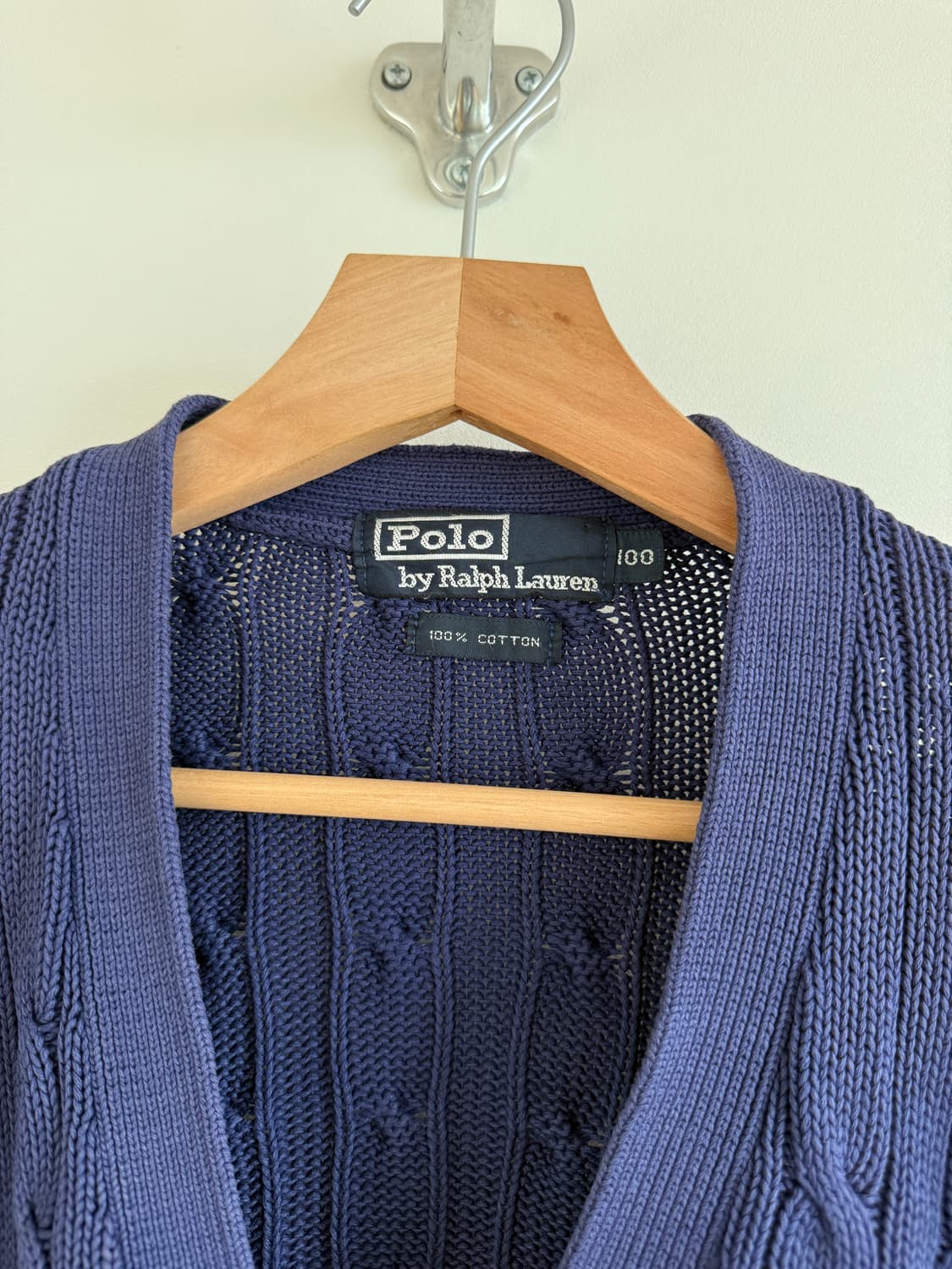 올드 폴로 랄프로렌(Polo Ralph Lauren) 코튼 꽈베기 가디건 상품이미지5