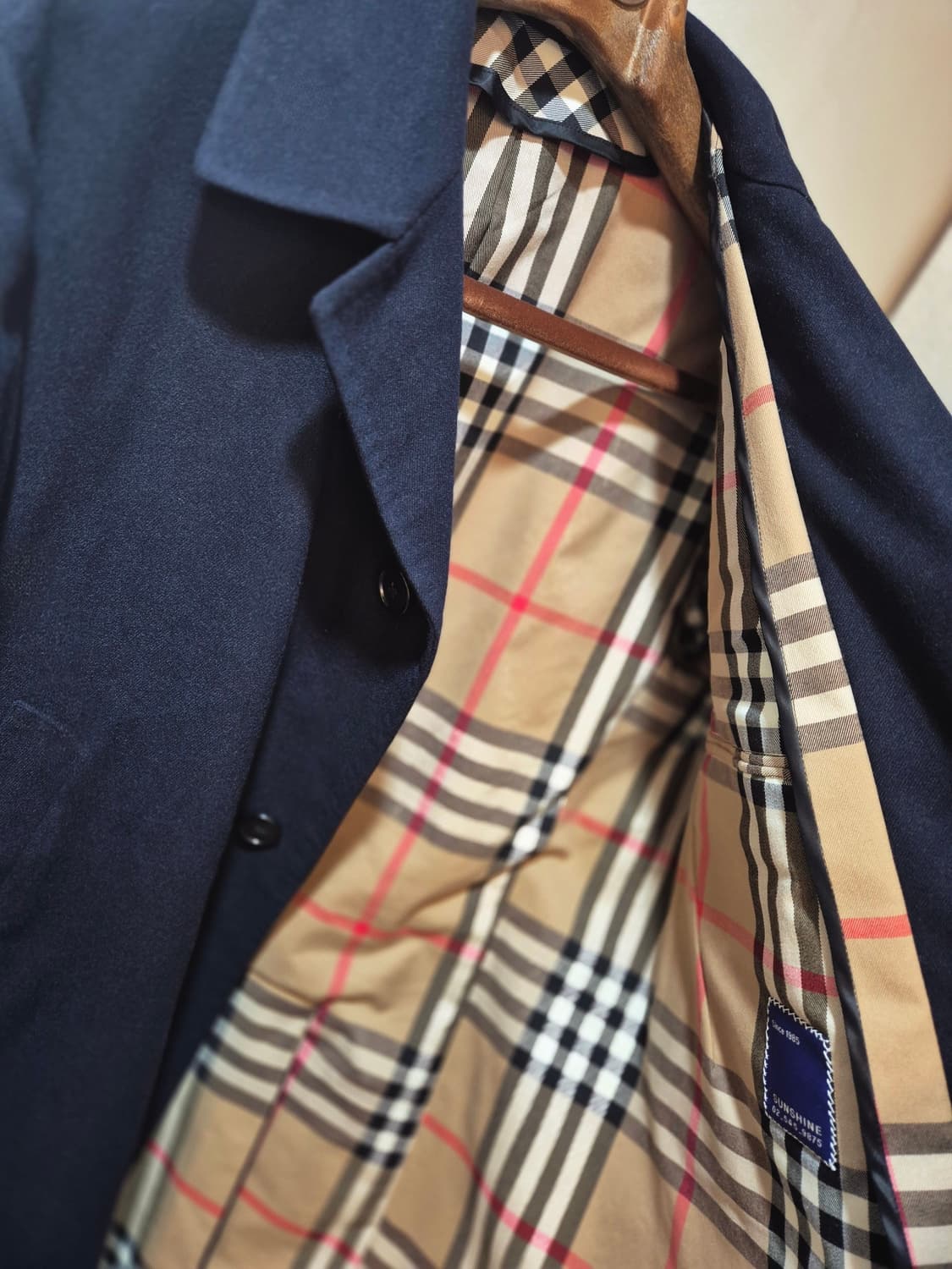 네이비 코트 상품이미지1