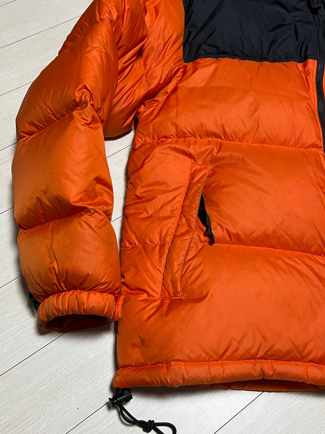 노스페이스 눕시700 오렌지/블랙 L사이즈(아시아) 상품이미지2