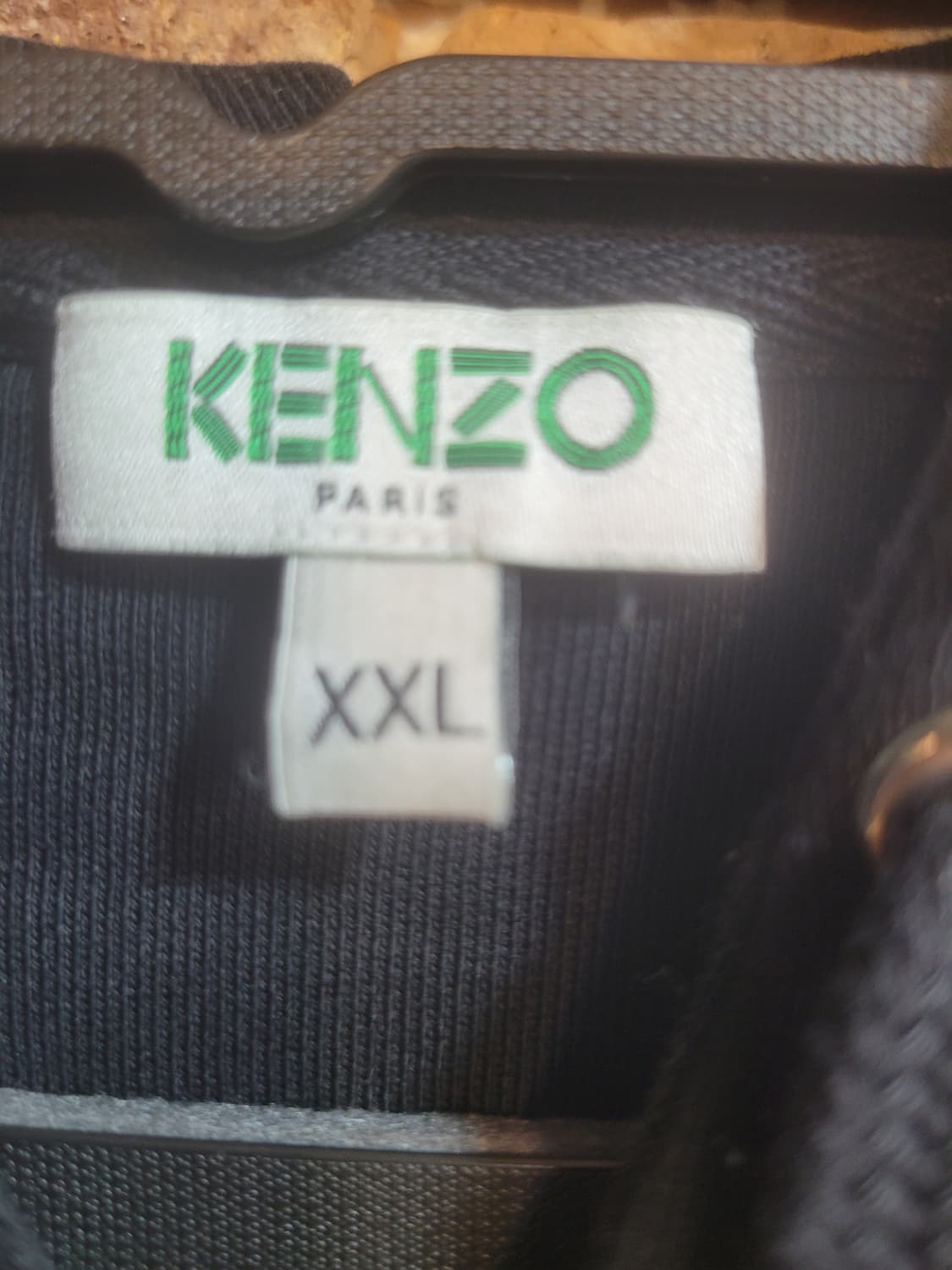 정품 KENZO 겐조 파리 로고 후드집업 XXL 상품이미지4