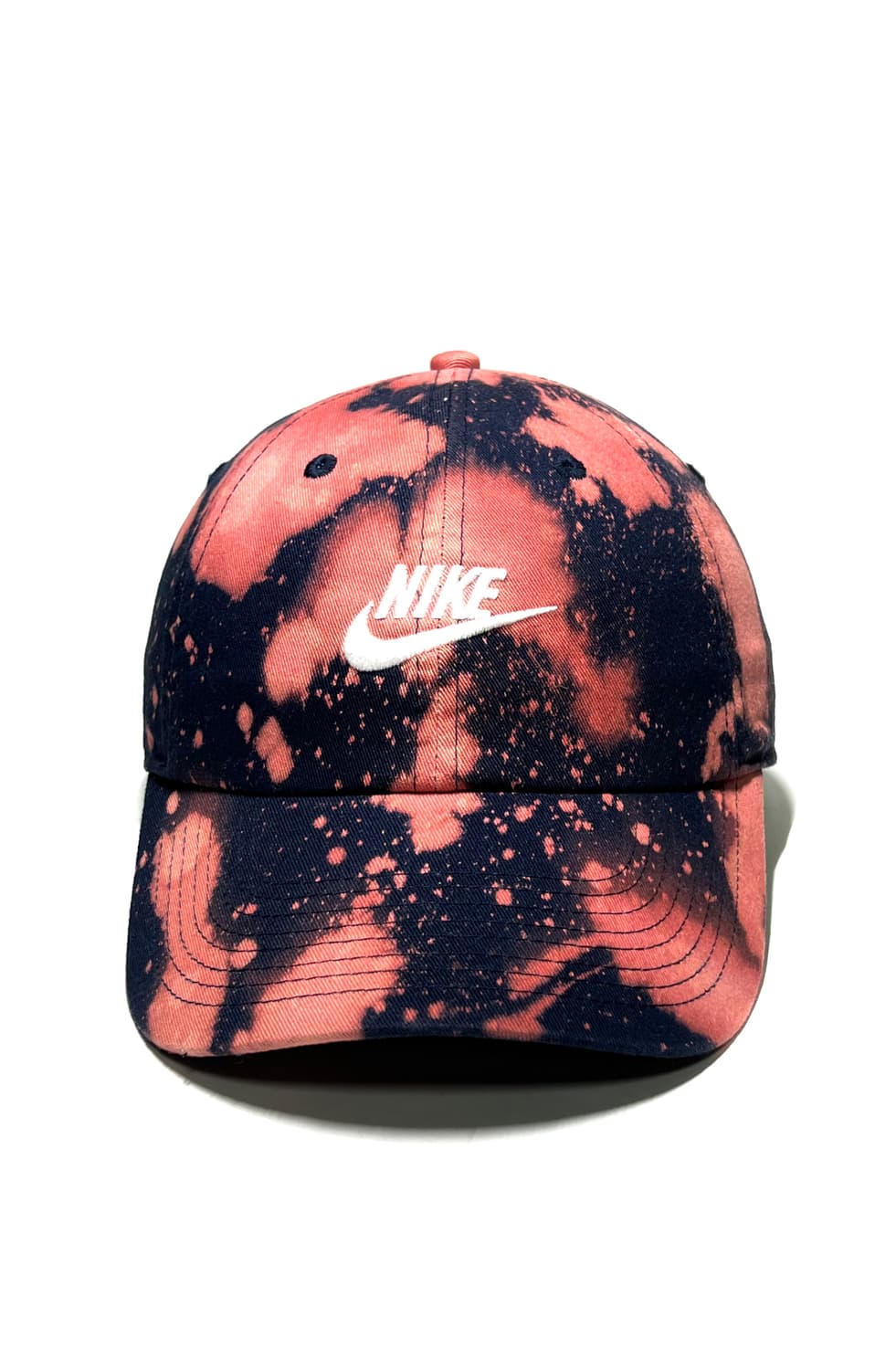 NIKE 나이키 초레어 빈티지 커스텀 타이다이 네이비/핑크 볼캡 모자 상품이미지3