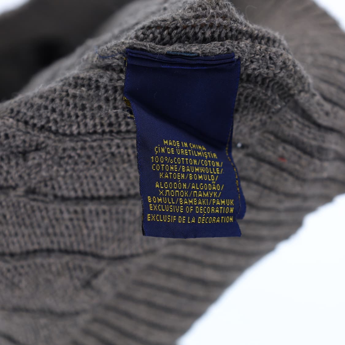 [M] 신형 폴로 랄프로렌 코튼 케이블 맨투맨 니트 N6885 상품이미지4