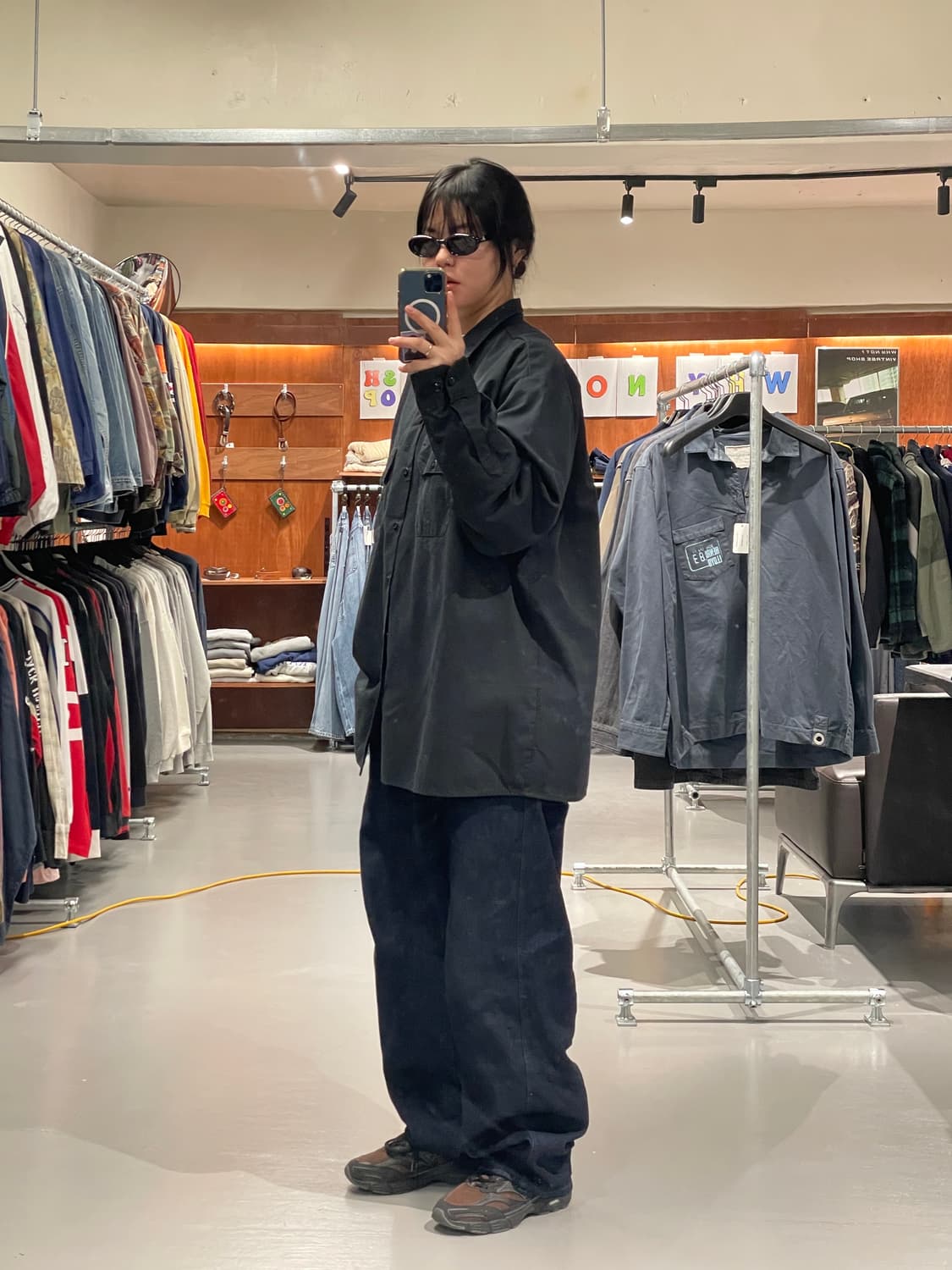 디키즈 워크 셔츠(블랙)   상품이미지5