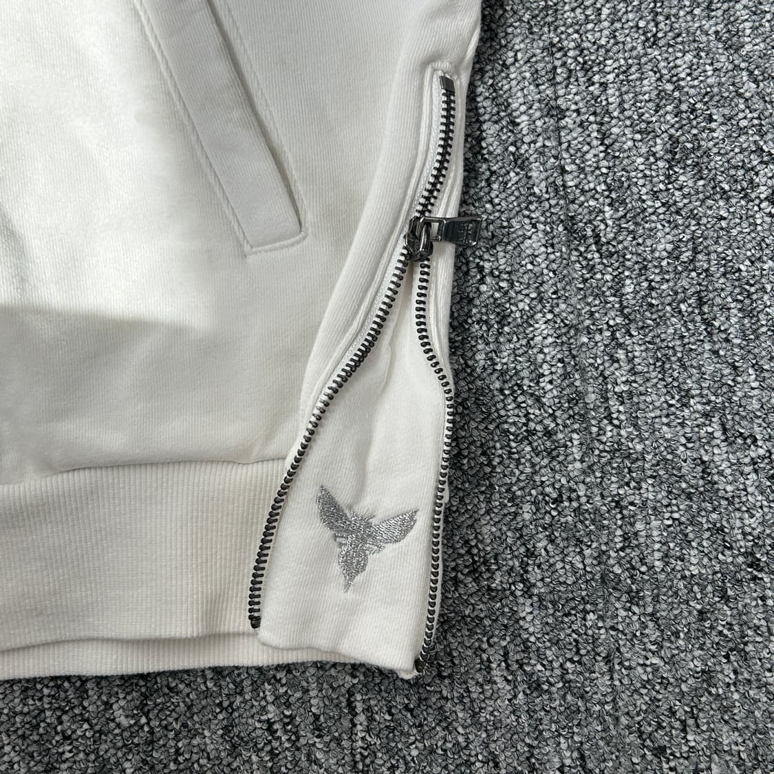 NBA 샬럿 호네츠 실버 레터링 후드집업 상품이미지7