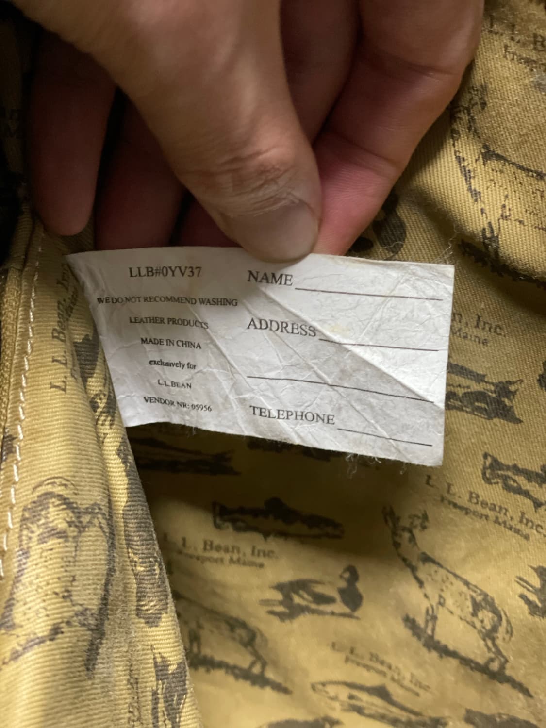 빈티지 엘엘빈 레더 토트백 보트 앤 토트 상품이미지5