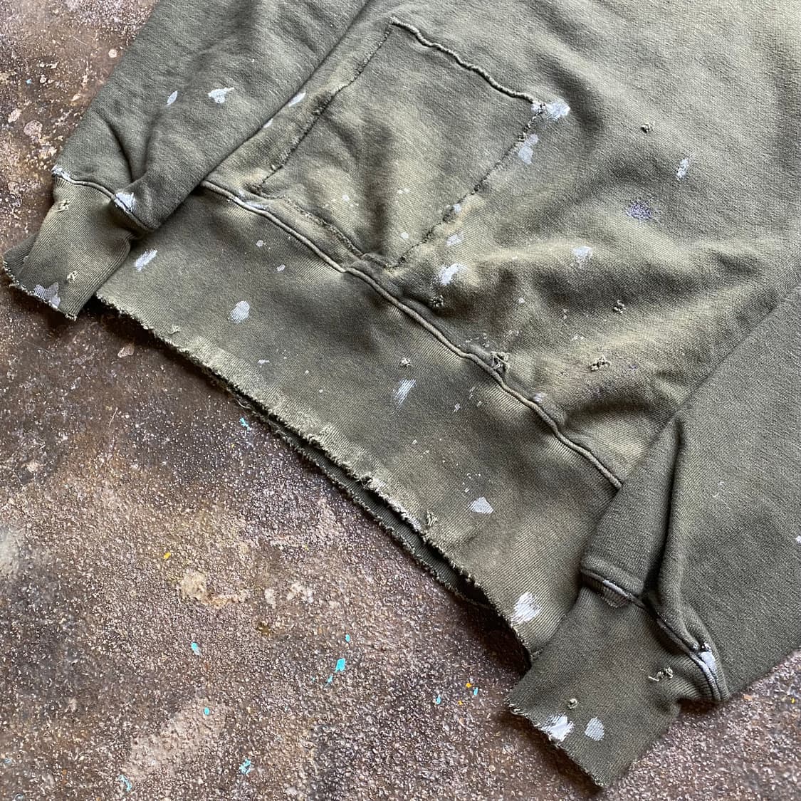 (2) 캐피탈 데미지 페인팅 스웻셔츠 상품이미지4