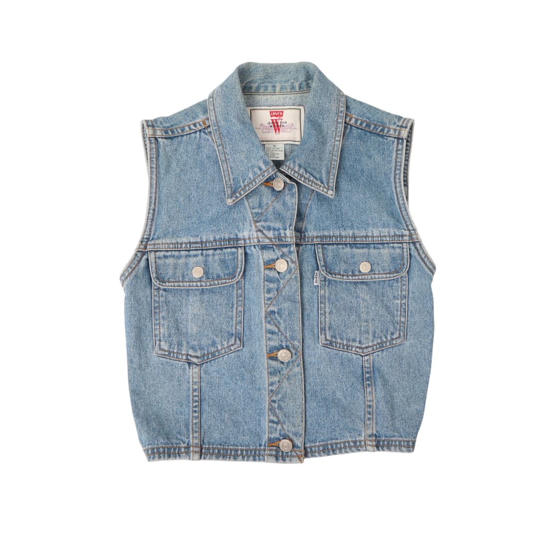 리바이스 포 우먼 데님 베스트 상품이미지1