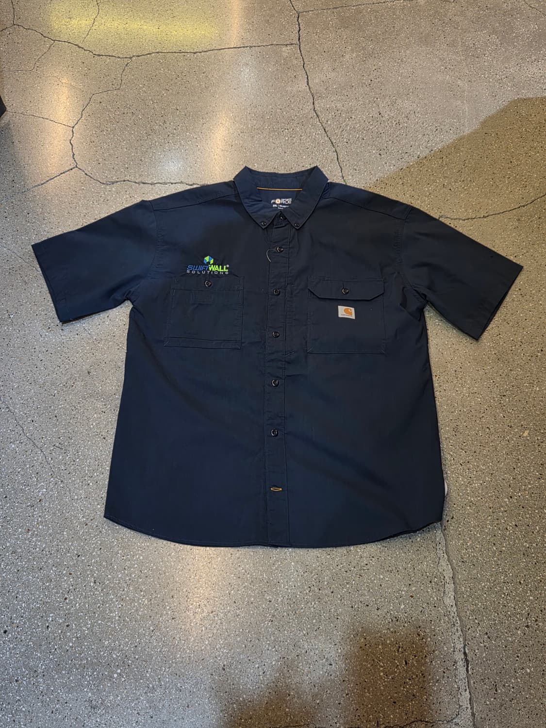 Carhartt 칼하트 네이비 반팔셔츠 상품이미지4