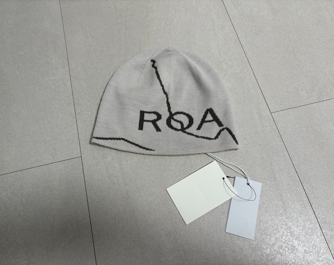 ROA 로아 로고 숏 비니 (아이보리) 상품이미지1