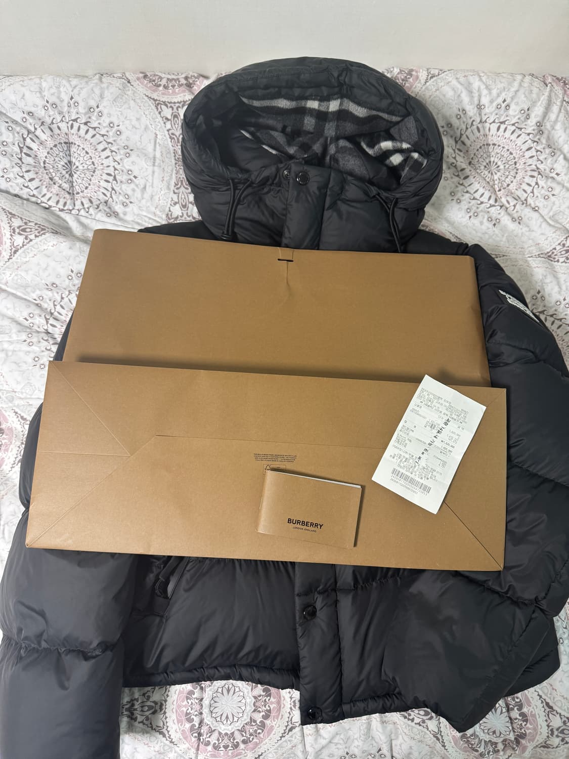 버버리 락웰 패딩점퍼자켓 상품이미지1