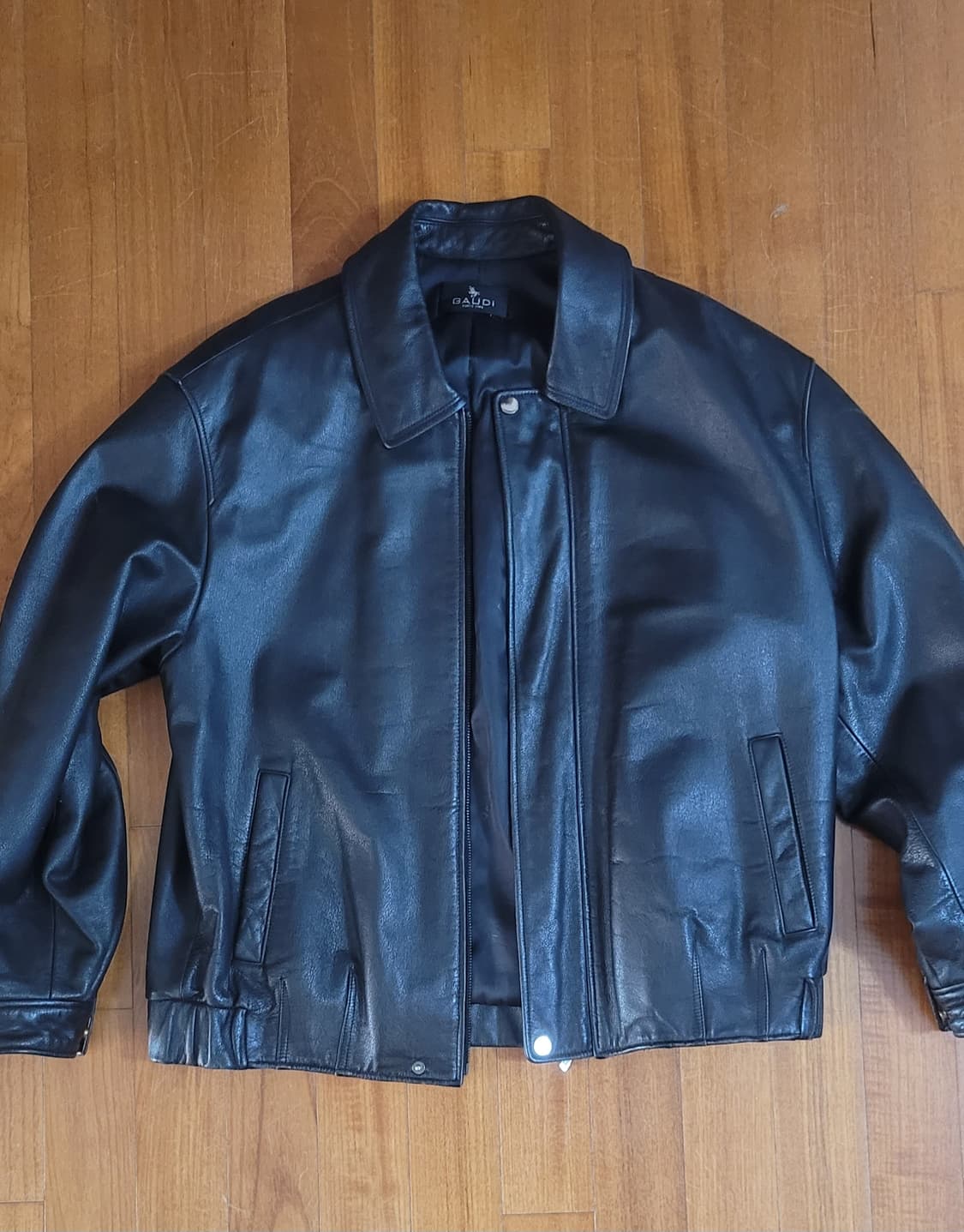 GAUDI 소가죽 자켓 블랙 100 상품이미지3