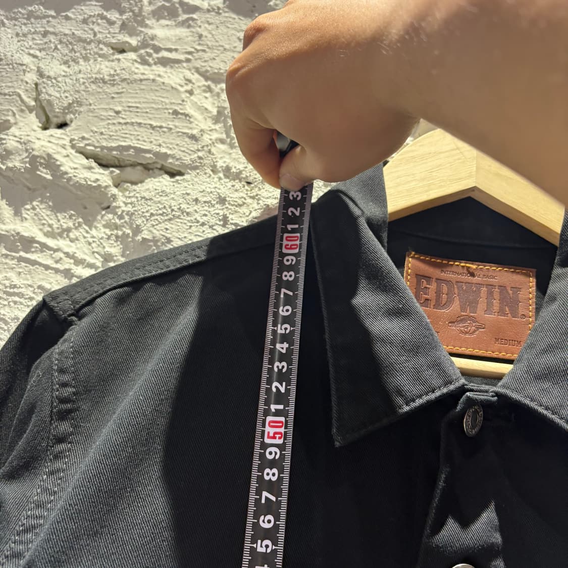 EDWIN 빈티지 블랙 트러커자켓  상품이미지7