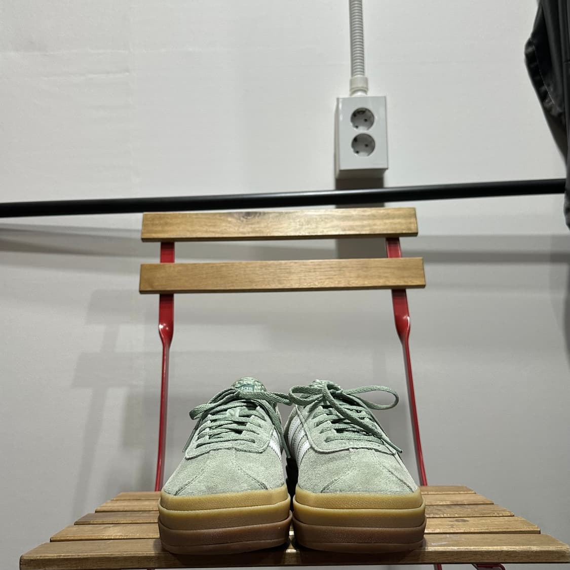 235) 아디다스 운동화 여성 여자 신발 가젤 볼드 빈티지 그린 상품이미지2