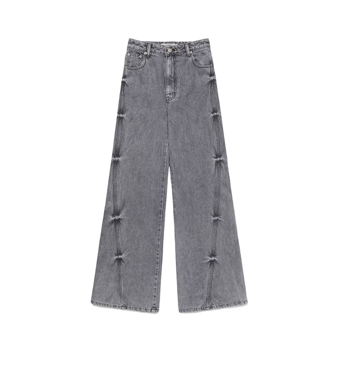 커렌트 미드 라이즈 워싱 진 그레이 상품이미지5