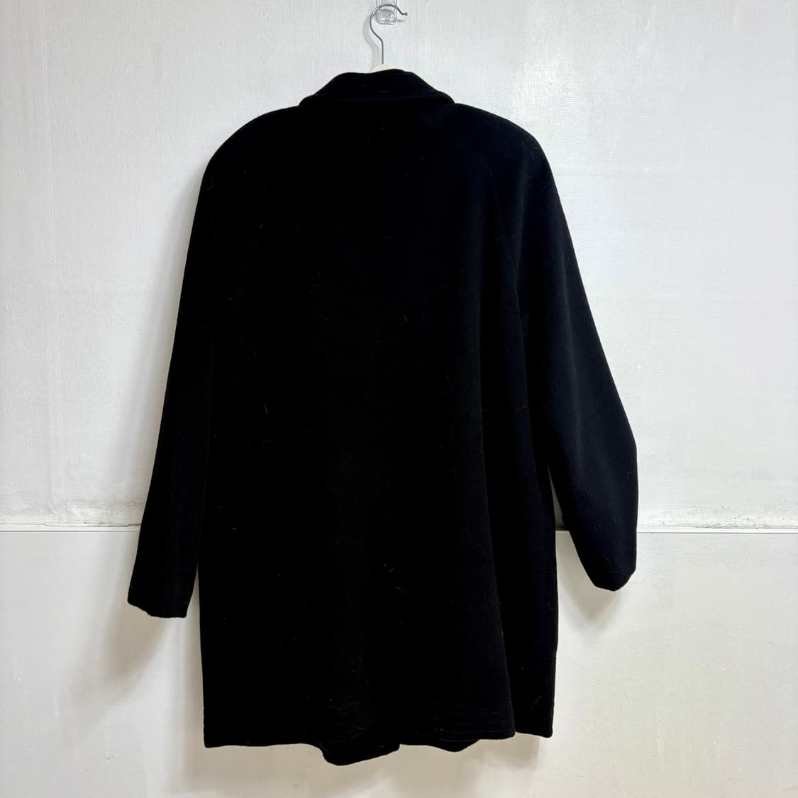 닥스 울 블랙 코트 상품이미지2