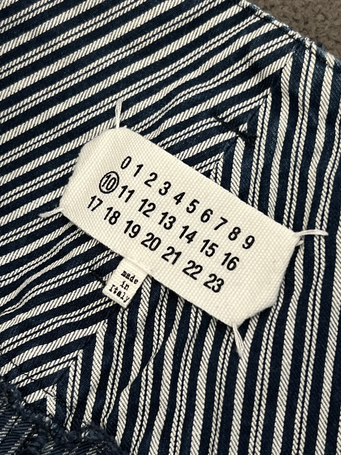 메종 마르지엘라 스트라이프 조거 와이드 팬츠  상품이미지4