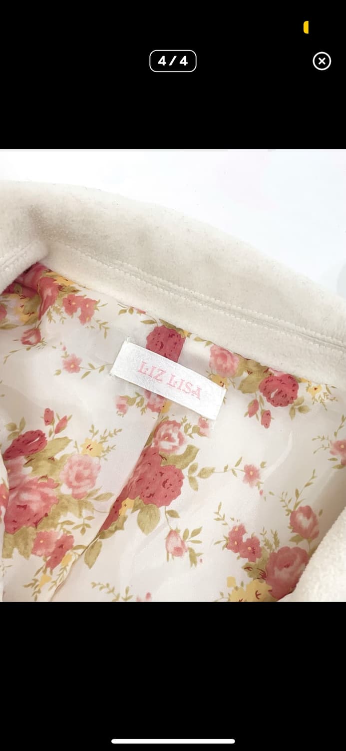 LIZ LISA 리즈리사 리본 프릴 버튼 코트 히메갸루 상품이미지4