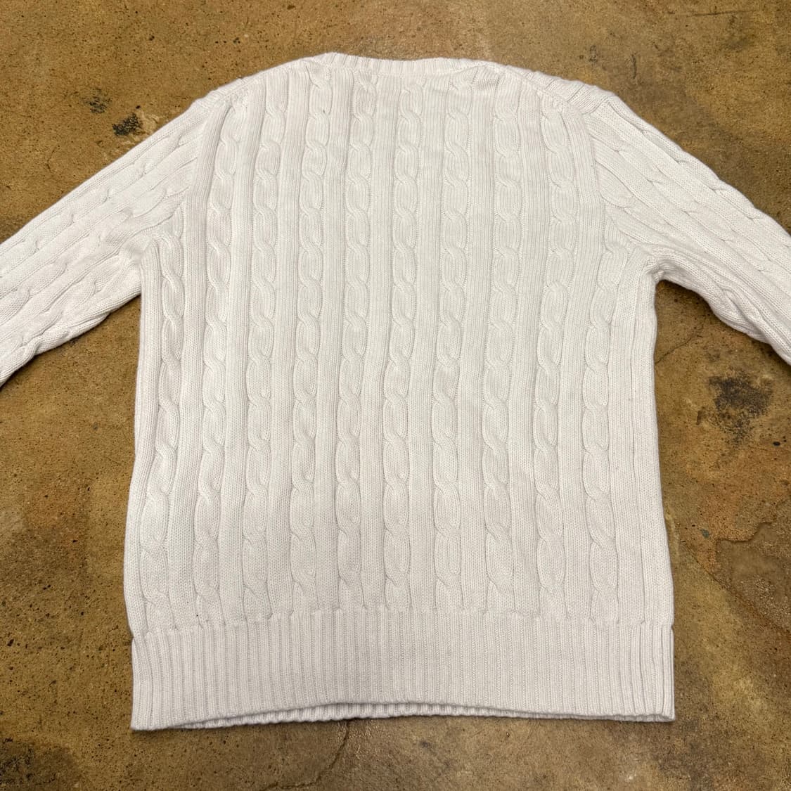 폴로 랄프로렌 화이트 니트 상품이미지4