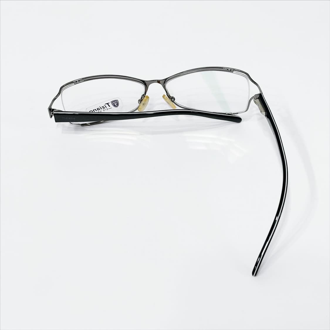 키지클럽 TIZIANO 실버 오벌 데드스탁 빈티지안경 상품이미지3