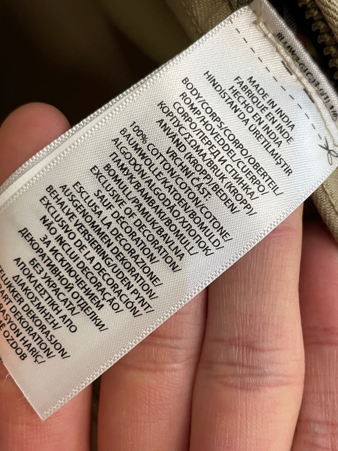 폴로 랄프로렌 코튼 치노 블루종 자켓 상품이미지4