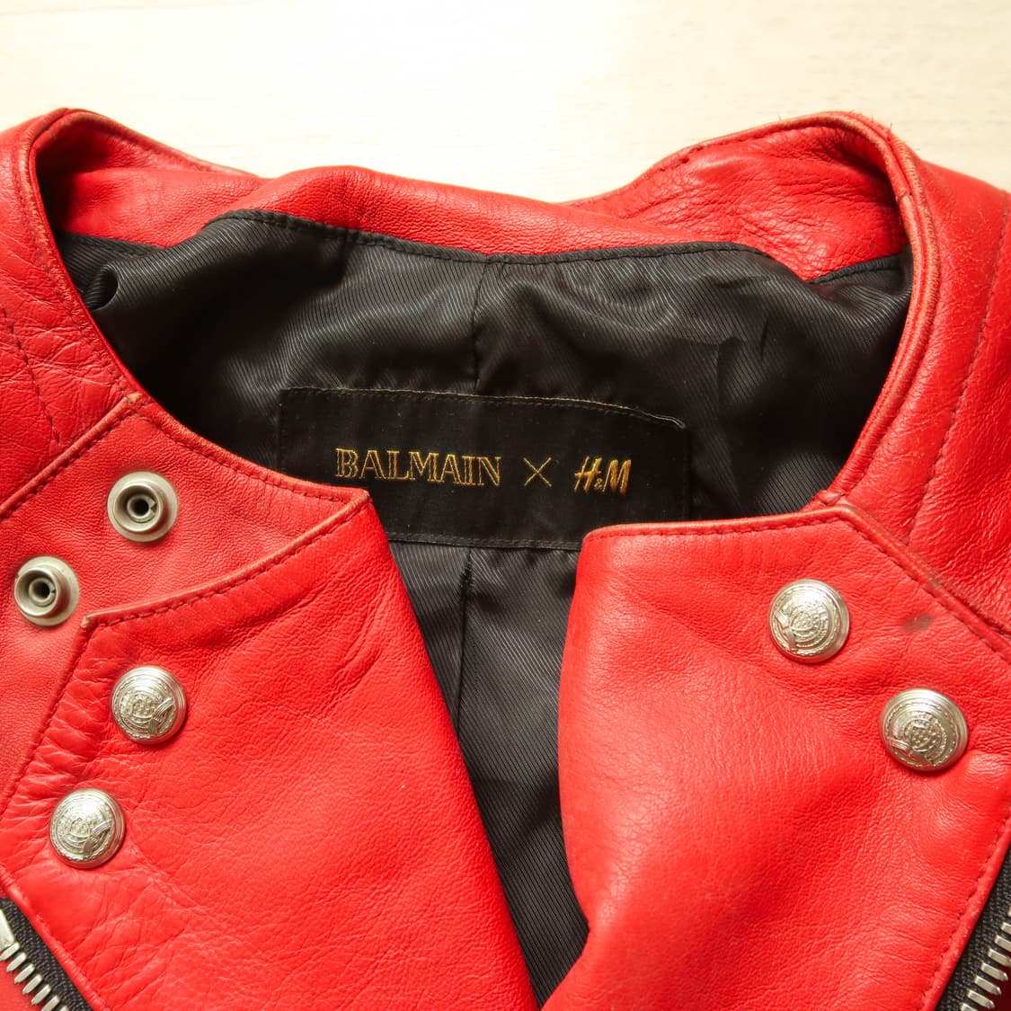 발망 & h&m 레더 라이더 자켓 상품이미지2