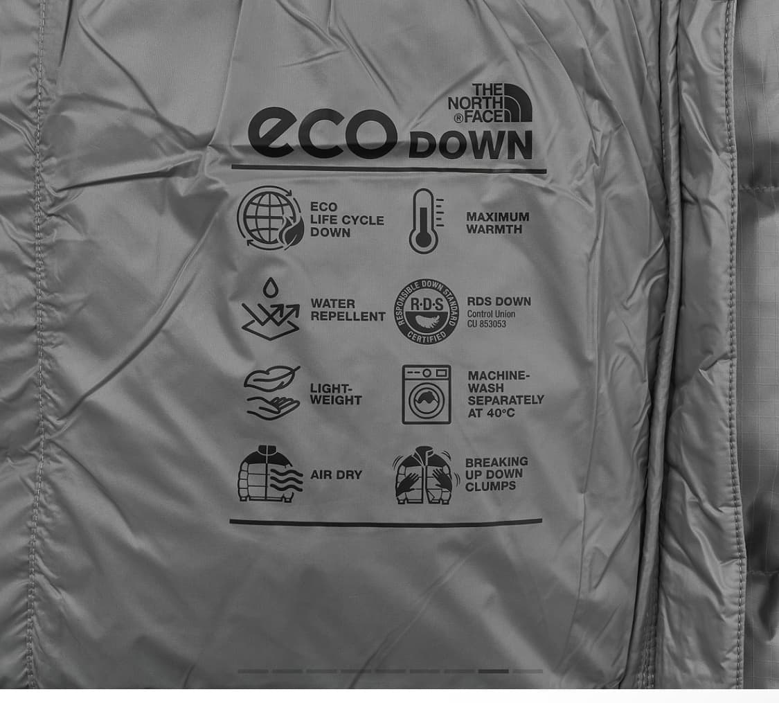 노스페이스 화이트라벨 노벨티 눕시 다운 자켓 헤더 그레이 상품이미지3