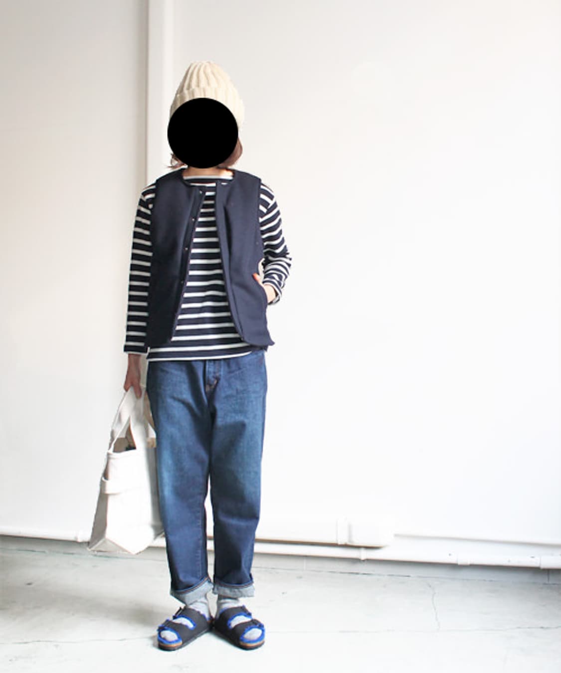 마일럿 마이요 maillot 멜튼 울 베스트 조끼 상품이미지4