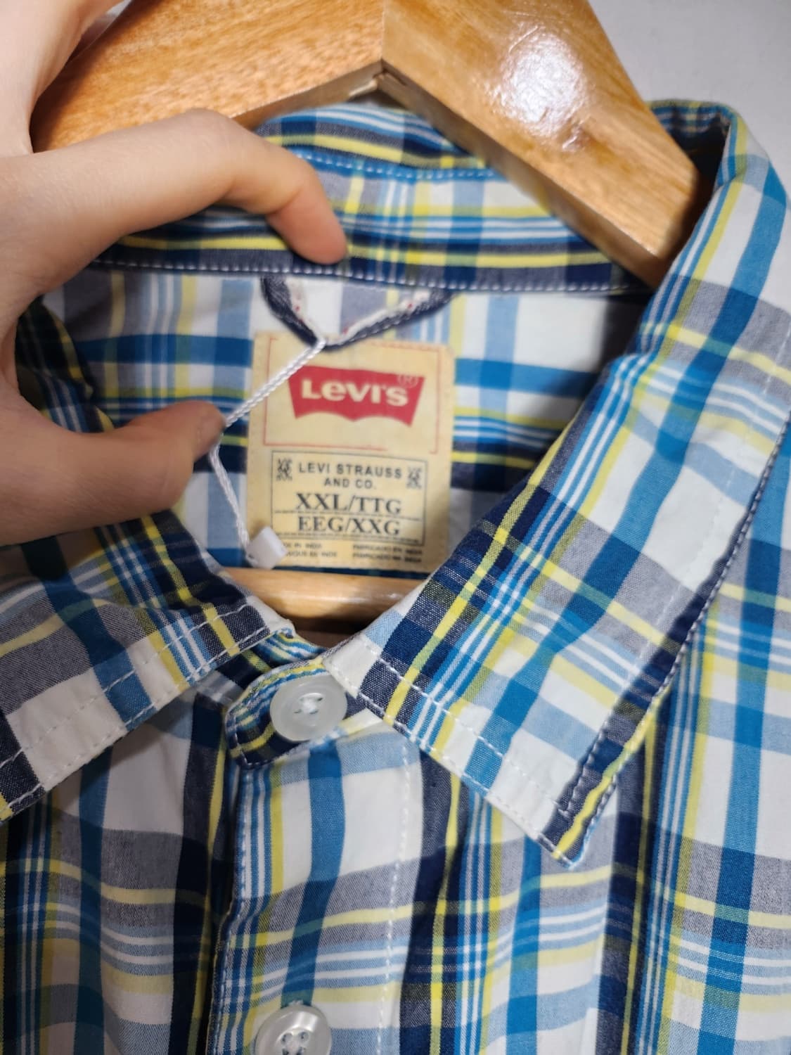 리바이스 체크 웨스턴 셔츠 상품이미지3