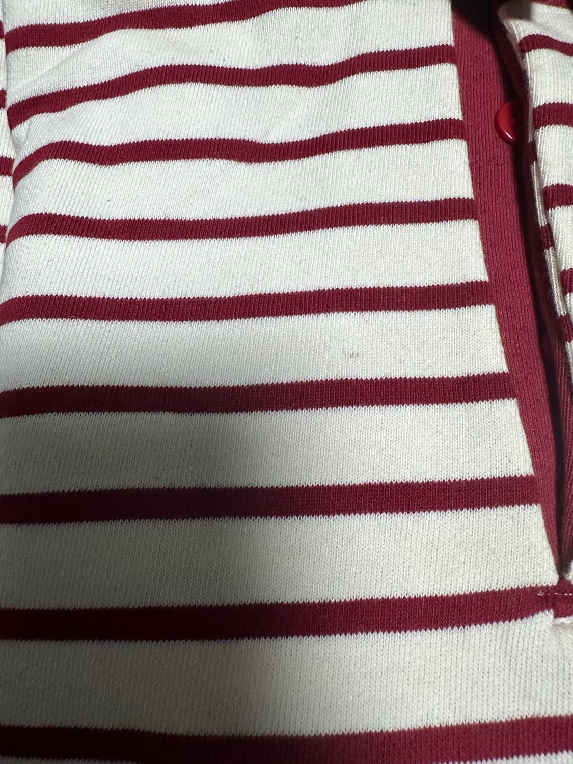 [XL] dnsr 디앤써 스트라이프 폴로 셔츠 레드 상품이미지6