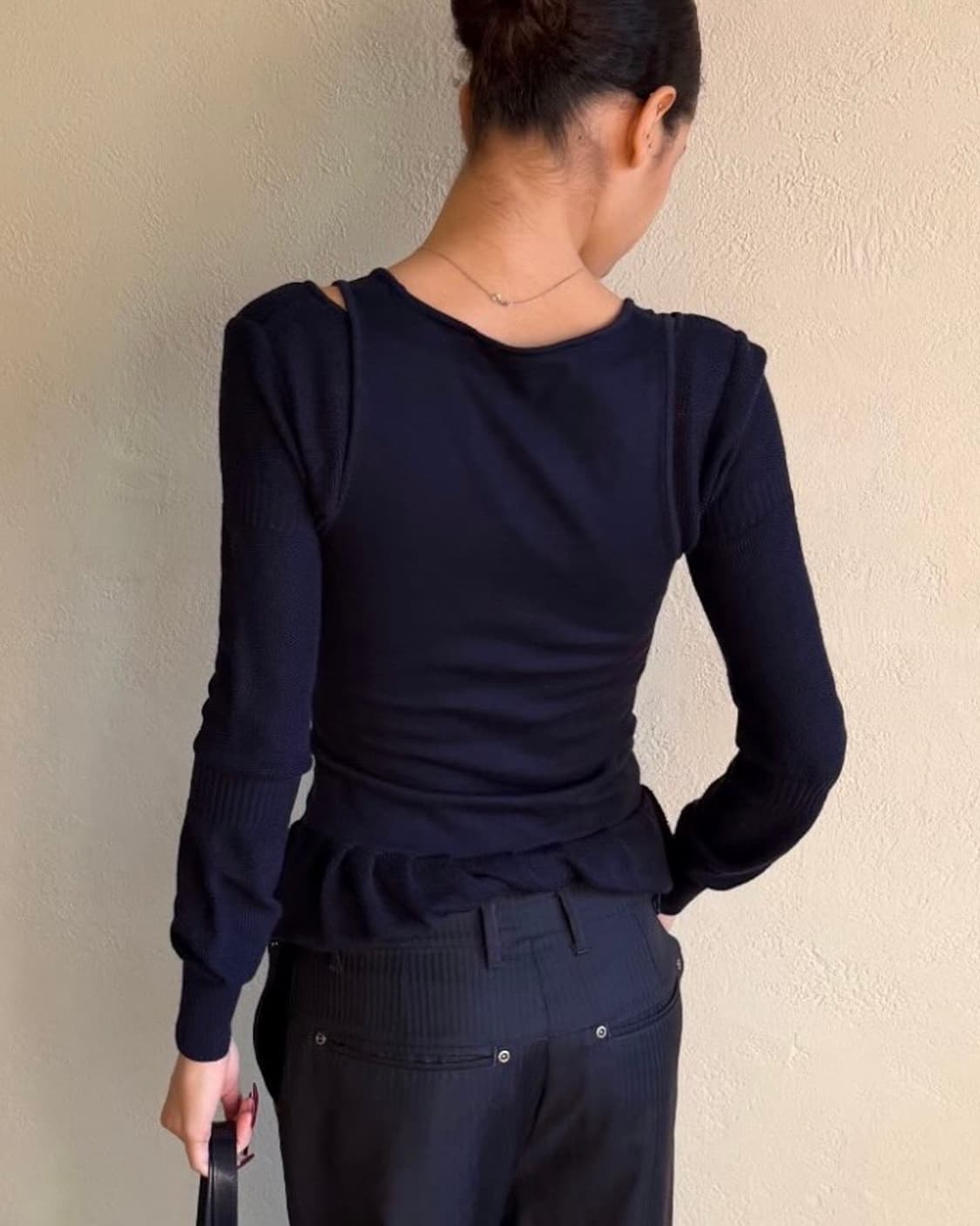 미스치프 리플 레이어드 니트 상품이미지3