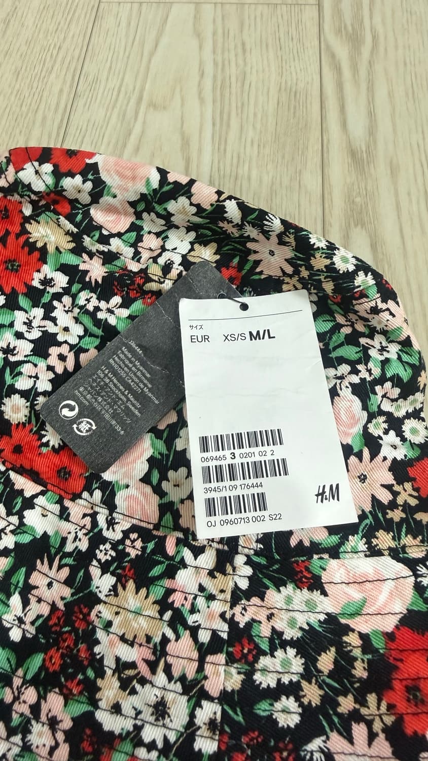 H&M 에이치앤엠 플로럴 버킷햇 벙거지 상품이미지2